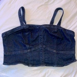 Torrid Cropped Denim Top